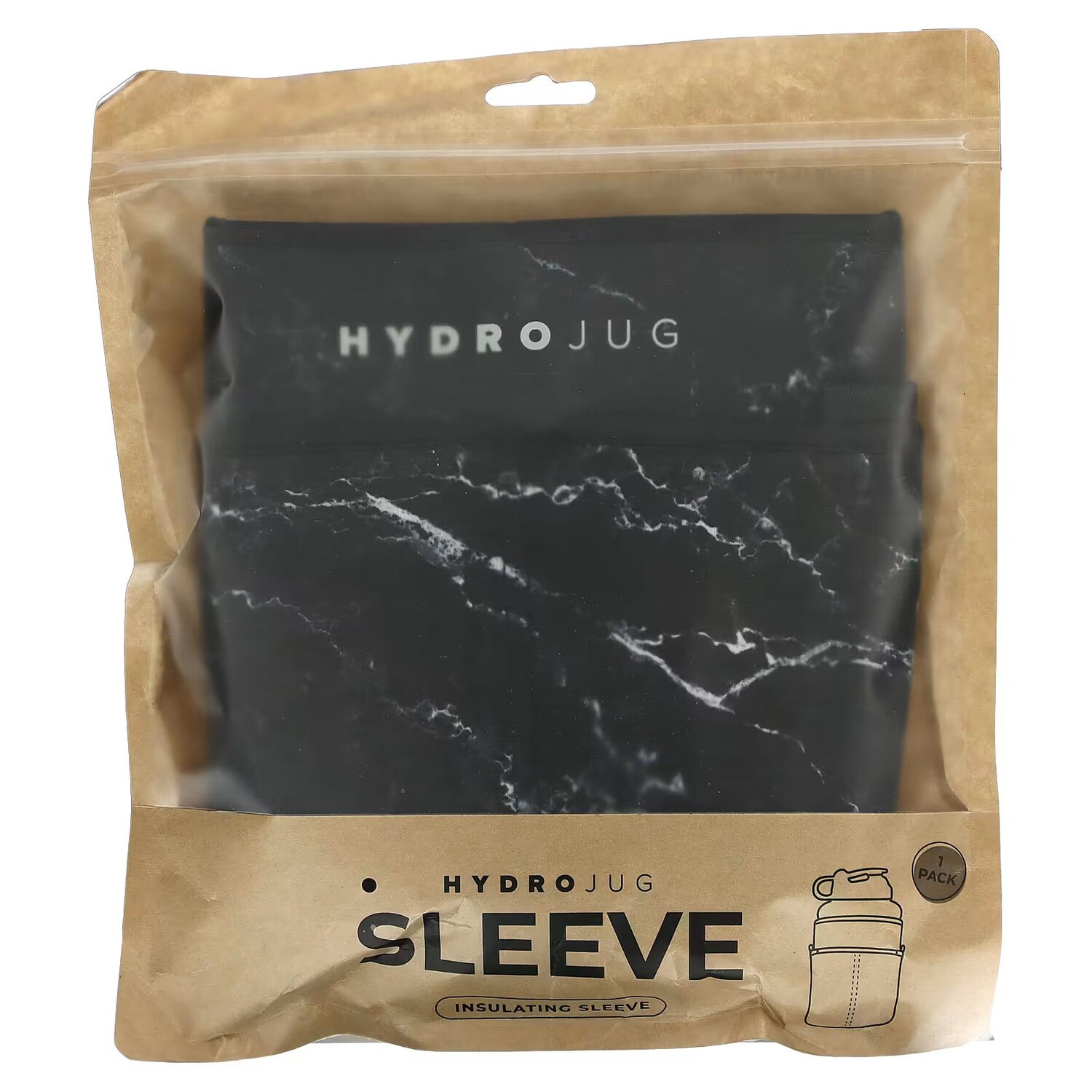 

Изолирующая втулка, черный мрамор, 1 упаковка Hydrojug