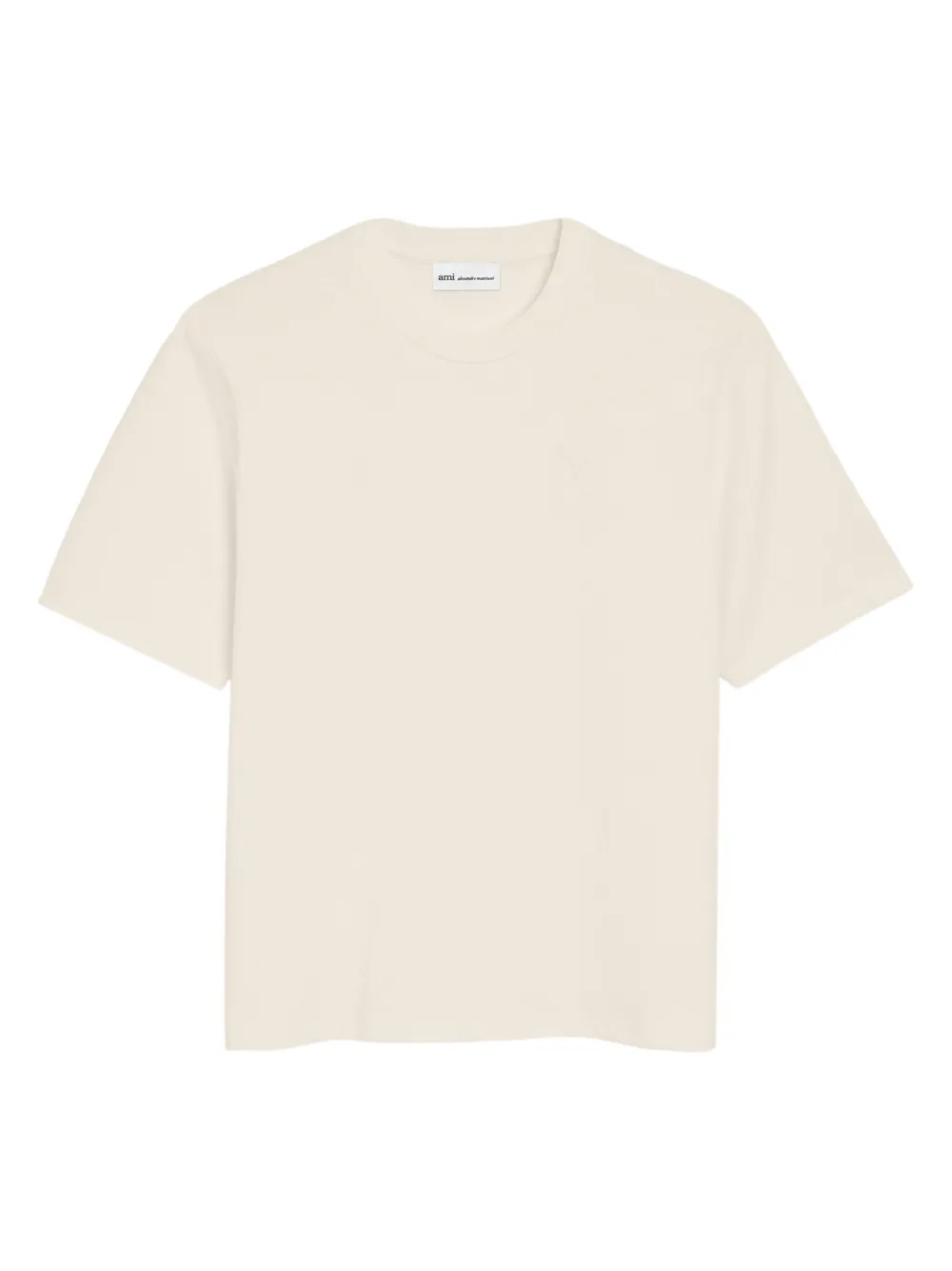 

Футболка с вышивкой Ami Paris, нейтральный