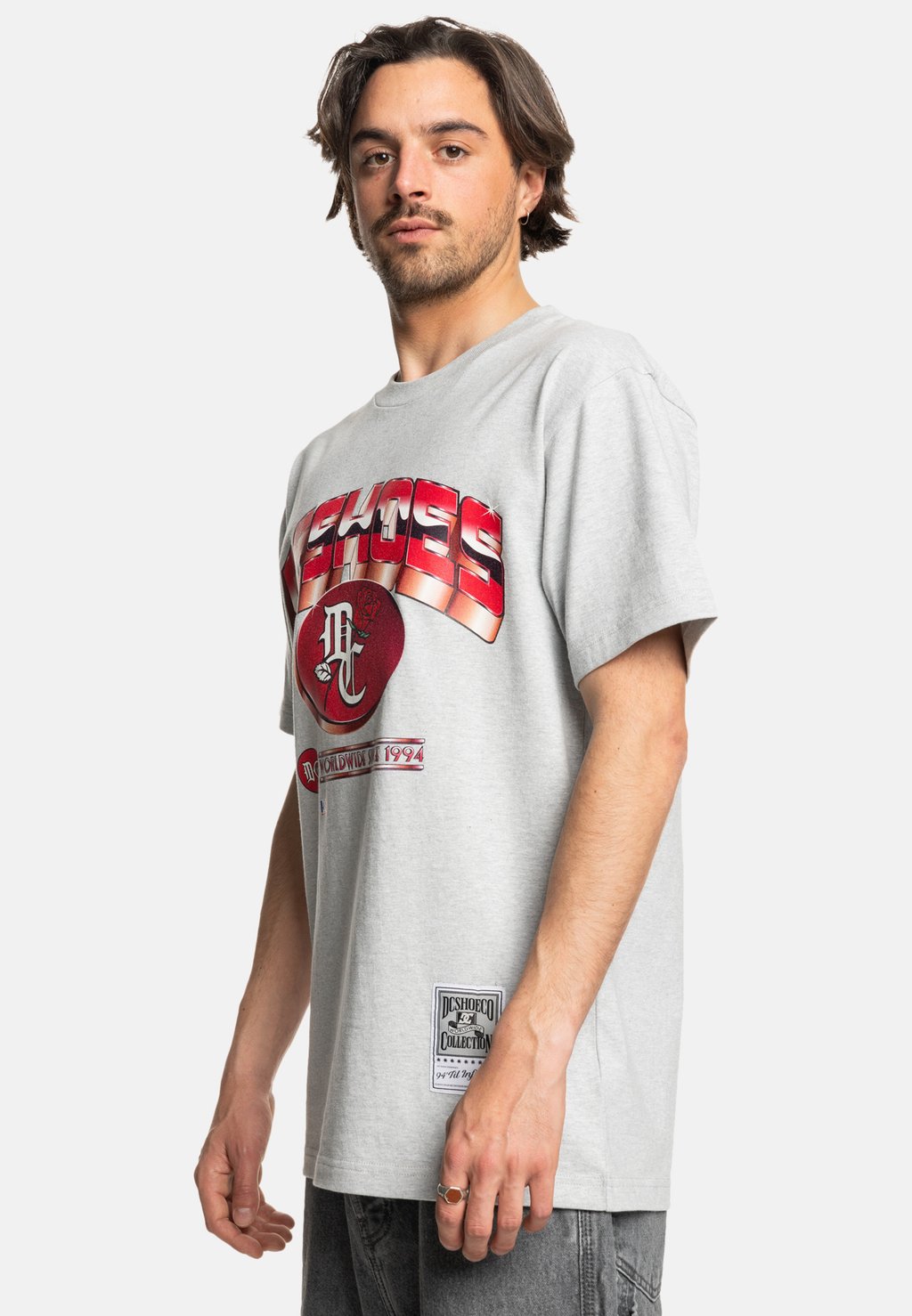 

Футболка с принтом CHANGE UP DC Shoes, серый