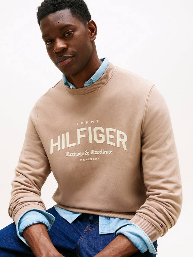Футболка с арочным логотипом из хлопка Tommy Hilfiger — фото 4