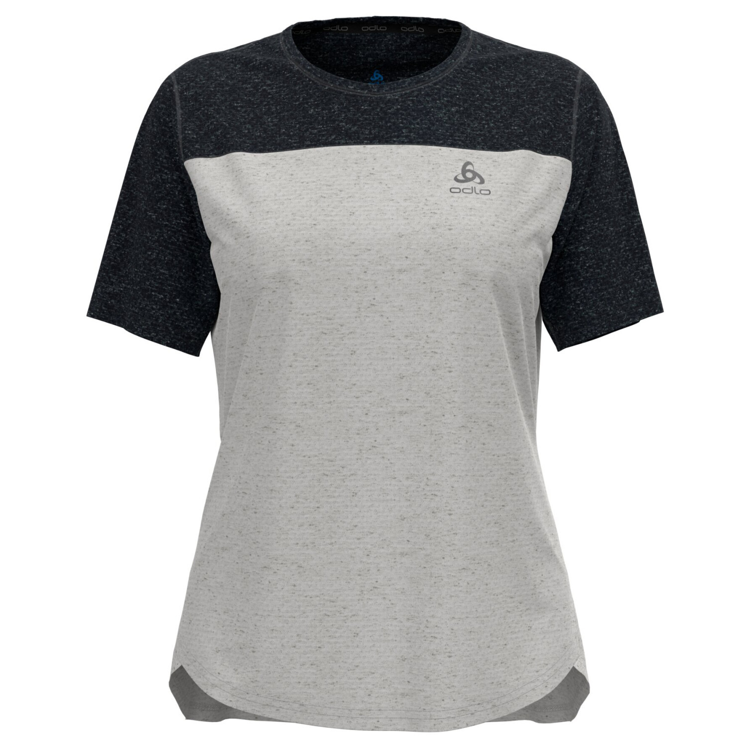 

Велосипедный трикотаж Odlo Women's S/S X Alp Linencool, цвет Grey Melange/Black Melange
