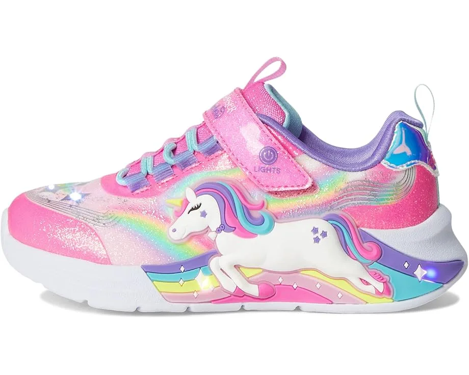 Кроссовки SKECHERS KIDS Unicorn Chaser 302298L 302298L (Little Kid/Big Kid), Pink/Multi — фото 4
