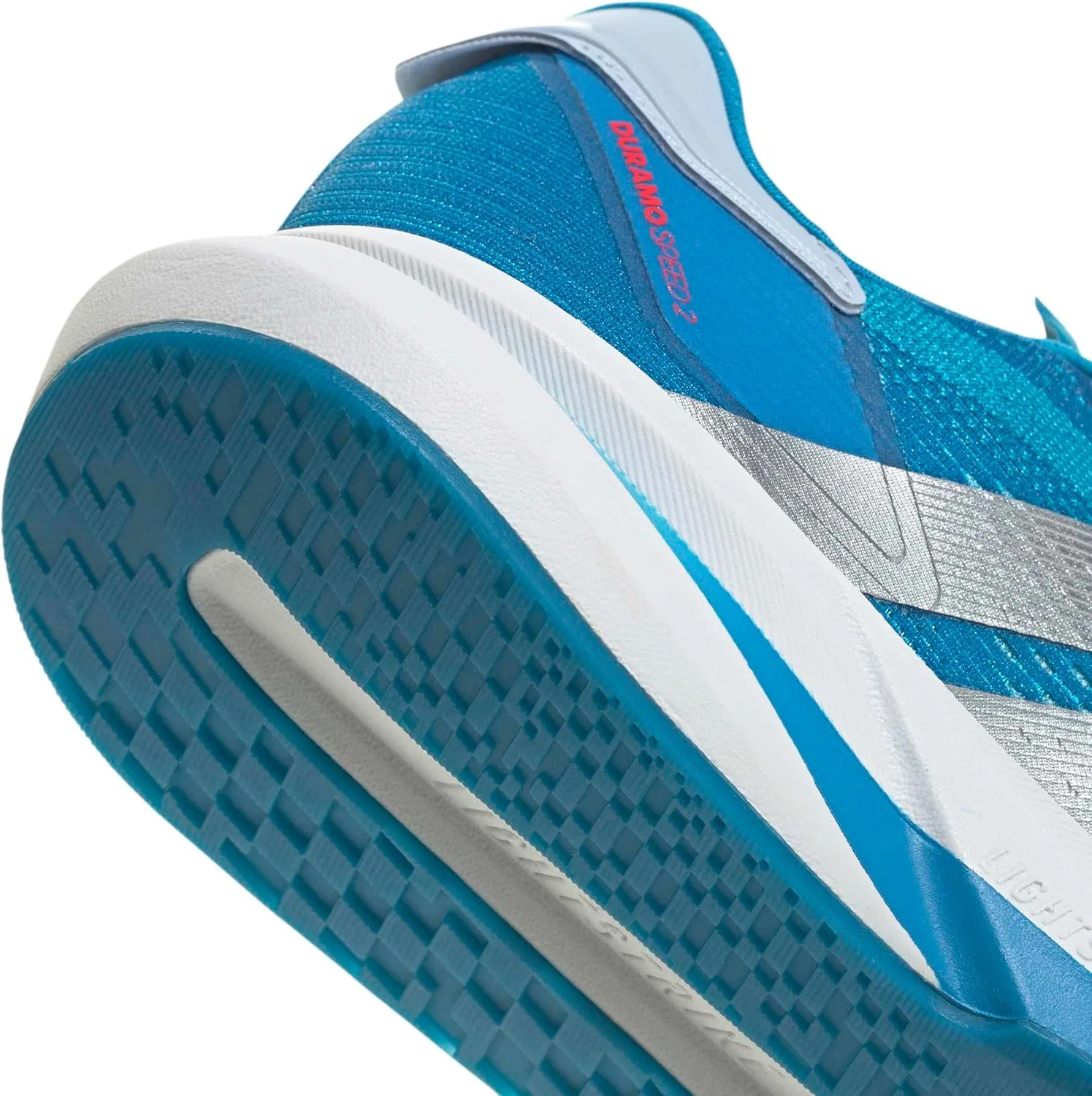 Мужские беговые кроссовки Adidas Duramo Speed ​​2, Solar Blue Silver Met Crystal Sky — фото 4