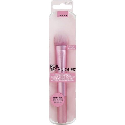 

Светлая щетка для макияжа Highlighter слоя для Cream и Highlighter порошка, Real Techniques, Серый, Светлая щетка для макияжа Highlighter слоя для Cream и Highlighter порошка, Real Techniques