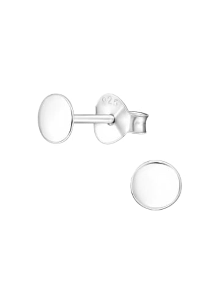 

Alexander York Серьги-гвоздики GEO PLATE из серебра 925 пробы, комплект из 2 штук