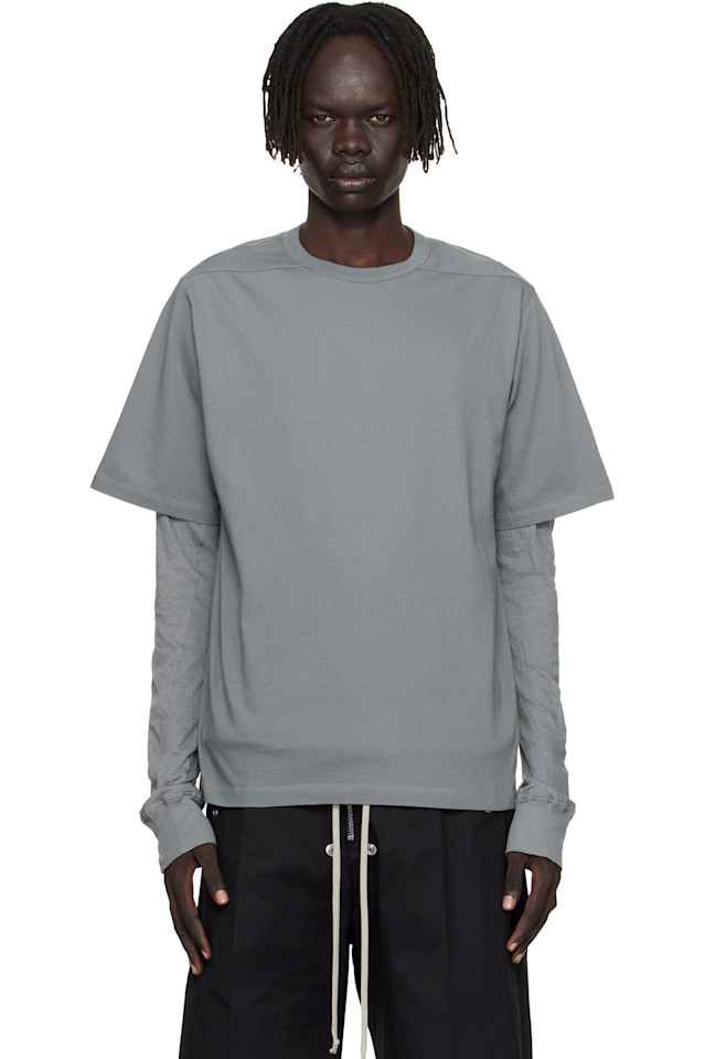 

Rick Owens Серая футболка с изображением Брэда Конкордианса