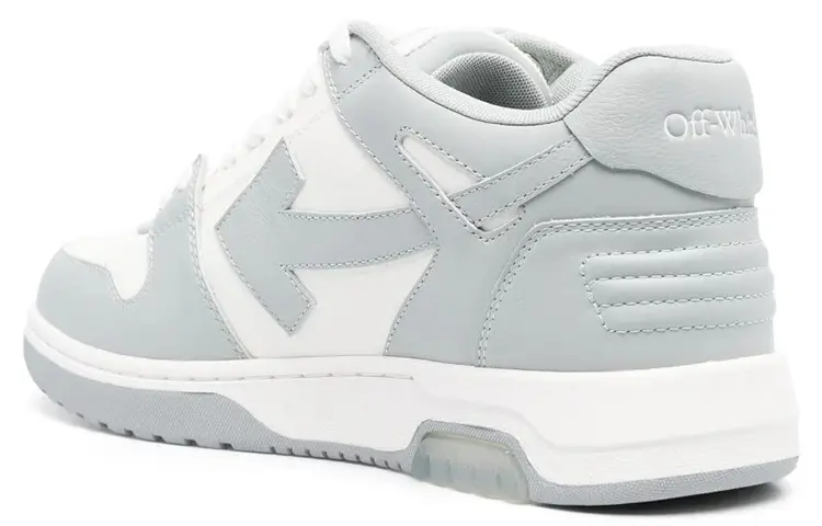 Кроссовки мужские Off-White Out Of Office низкие, белый / серый — фото 4
