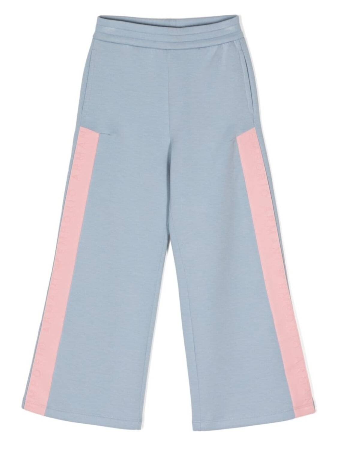 

Спортивные брюки с тисненым логотипом Emporio Armani Kids, синий