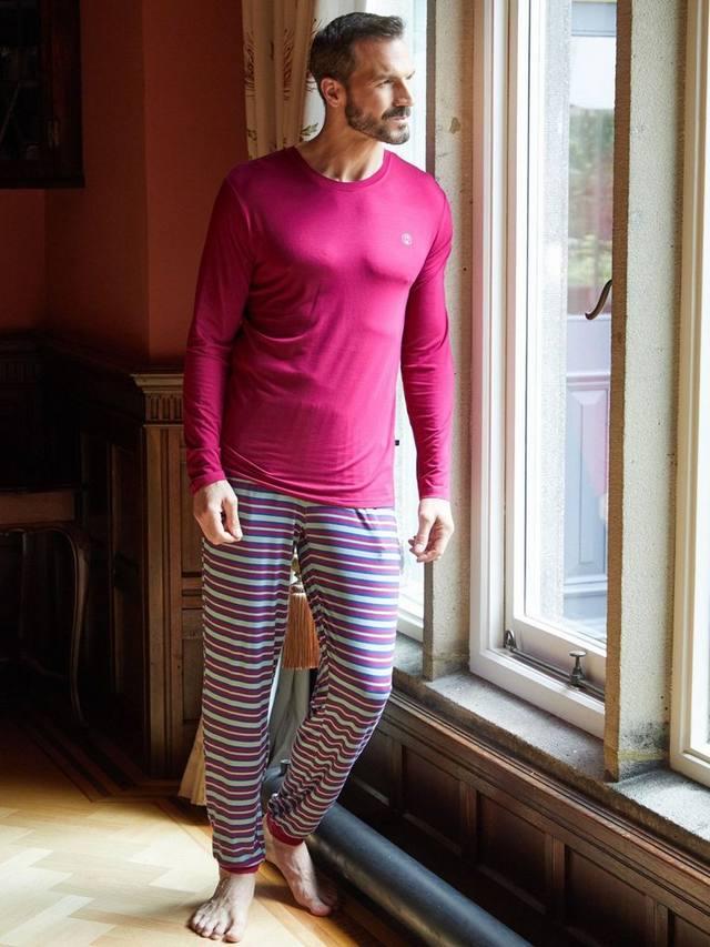 

Пижамный комплект из бамбуковой смеси British Boxers, Forest Berry