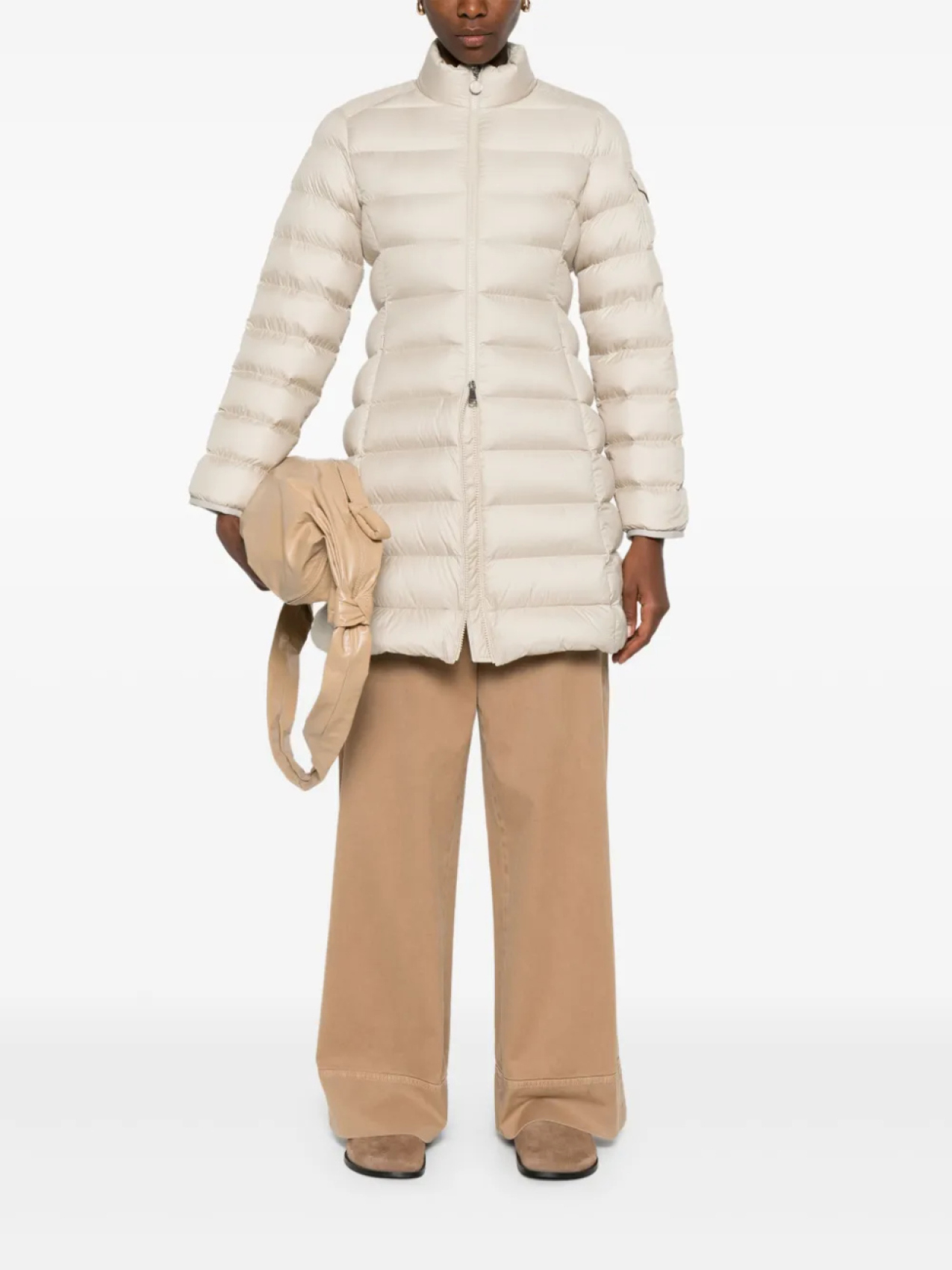 

Moncler стеганое пальто Igesse, нейтральный