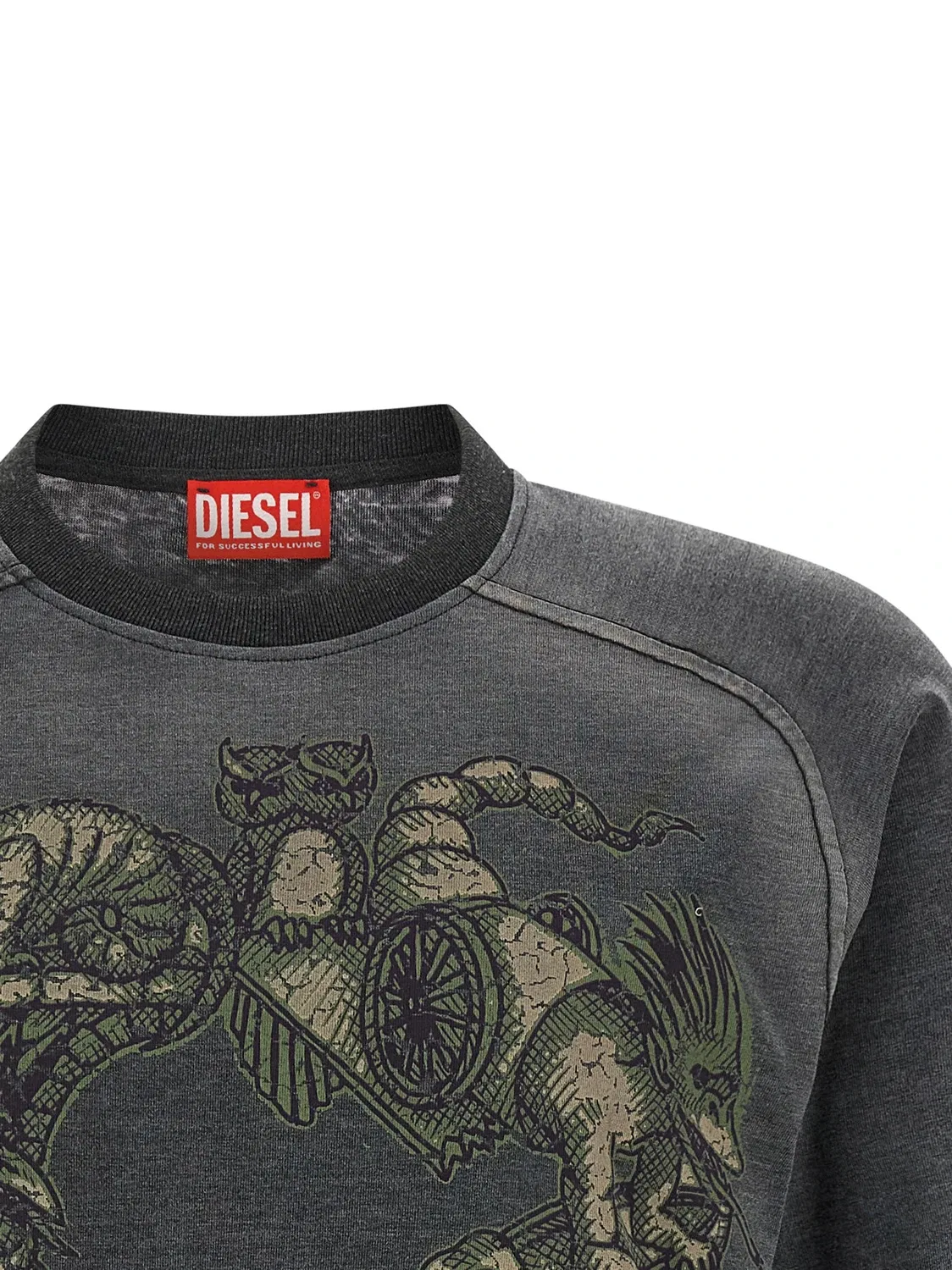 Футболка 'T-Jori-A' DIESEL, серый — фото 3