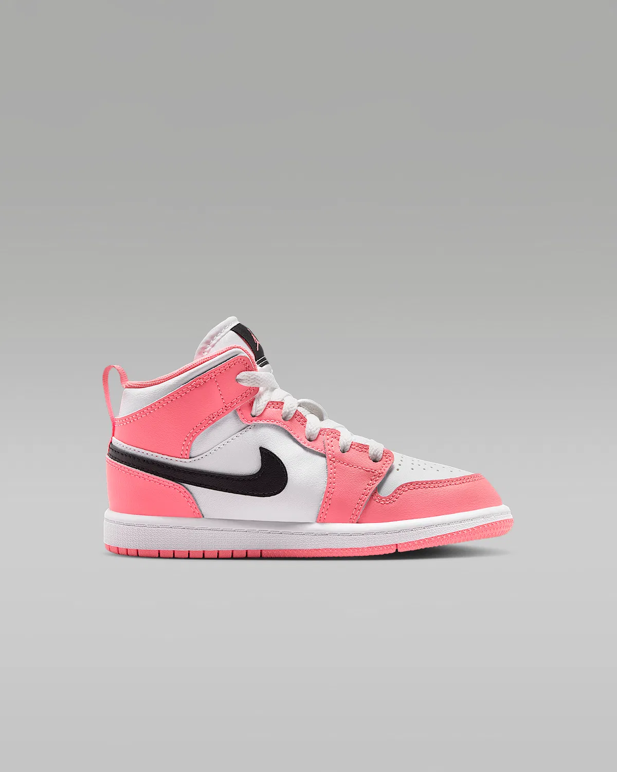 Кроссовки Jordan 1 Mid для малышей, Pink Gaze/White/Black — фото 3