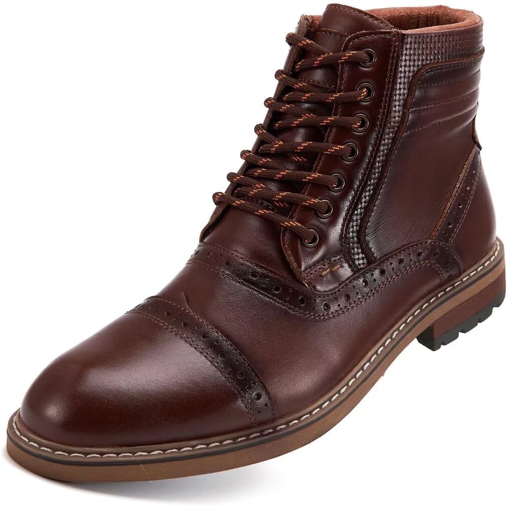 

Мужские ботинки Arkbird Chukka из натуральной кожи, классические повседневные ботинки оксфордского стиля, Light Coffee-806