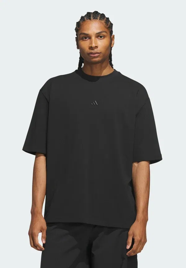 Футболка Adidas Performance tee basic t-shirt, черный