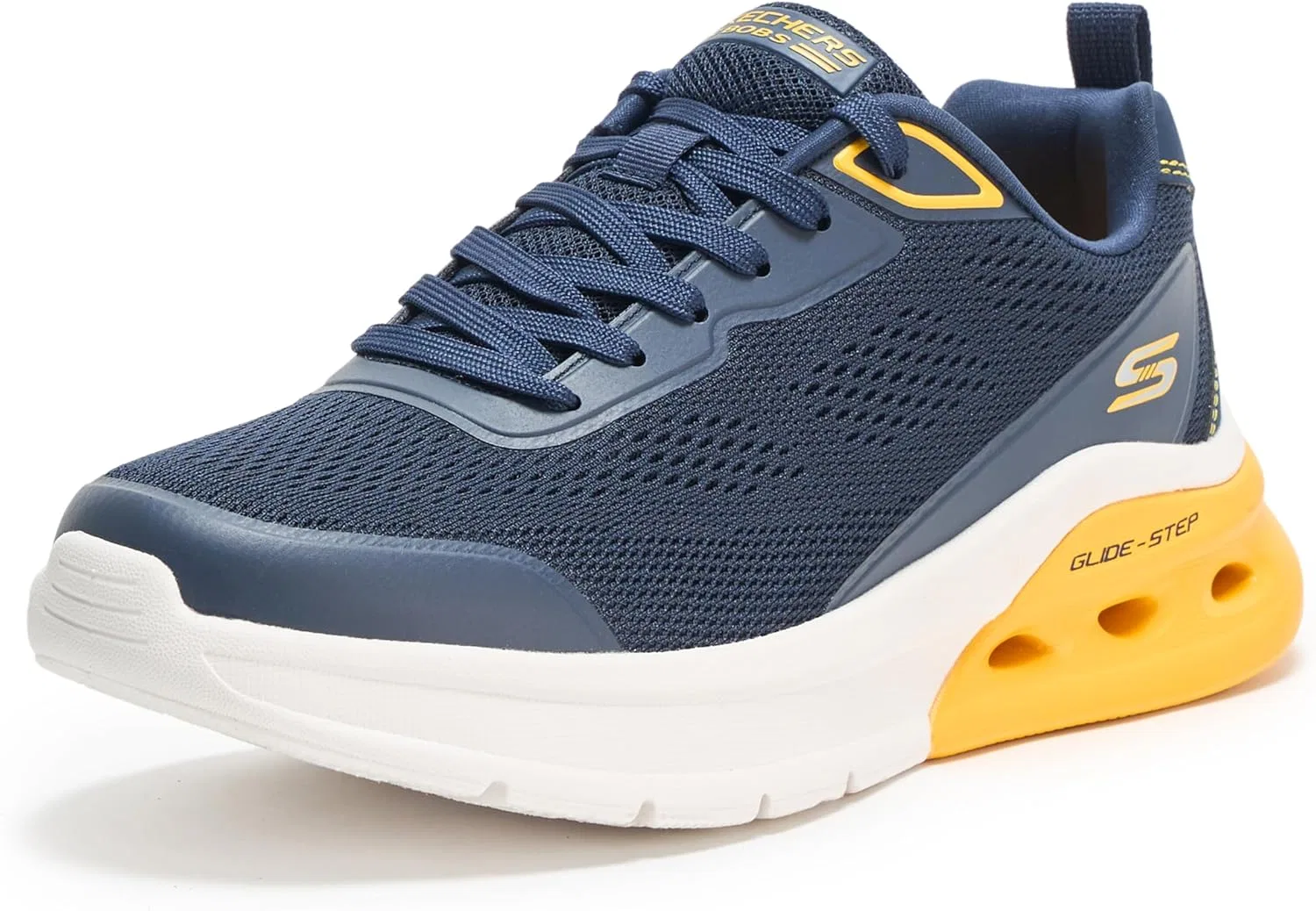 Мужские кроссовки Skechers Bobs Glide Step Arc Waves 2.0-Class Rank, Navy