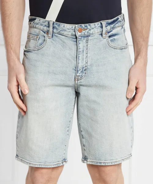 

Джинсовые шорты Regular fit Armani Exchange, синий