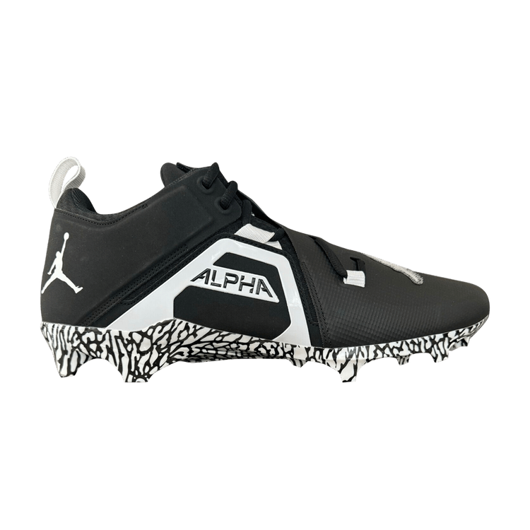 

Кроссовки Jordan Alpha Menace Pro 3 Low 'Black White', черный