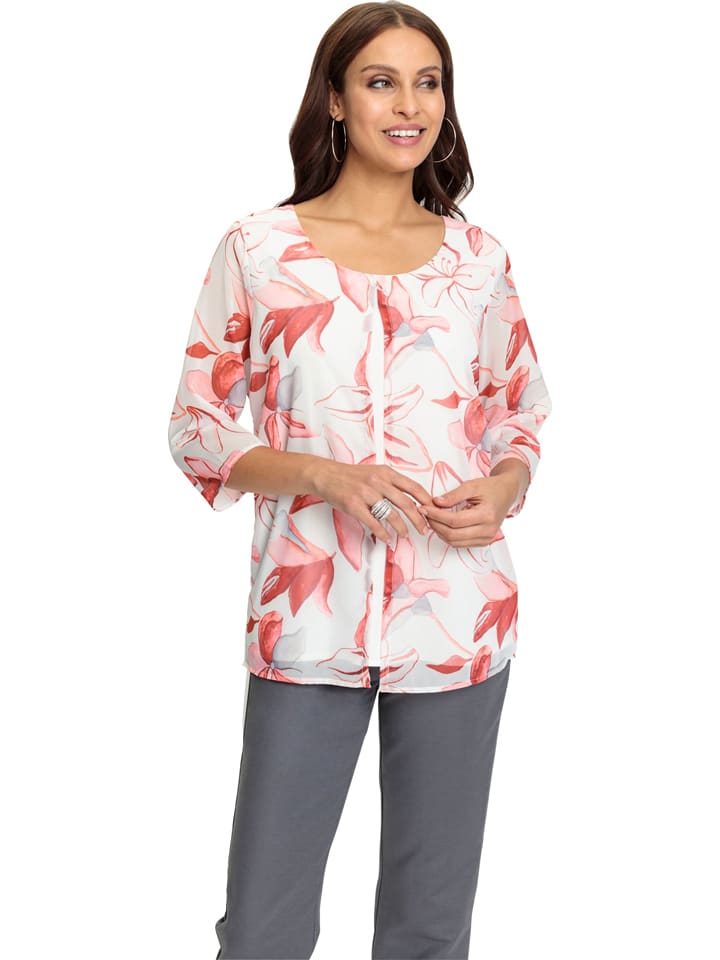 

WITT WEIDEN Блузка светло-красного/белого цвета