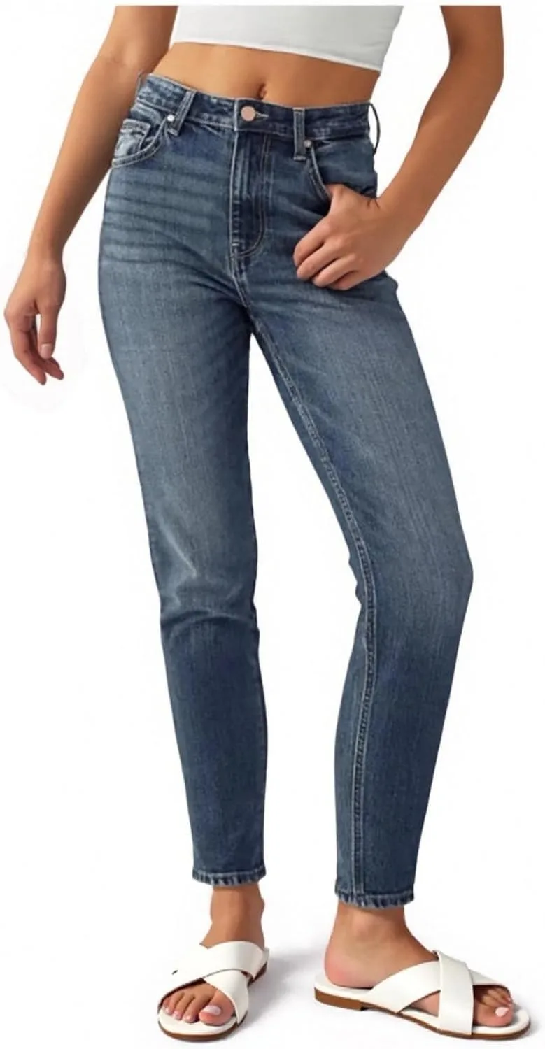 

Женские джинсы Boyfriend Stretchy Casual High Waisted FZYLQY