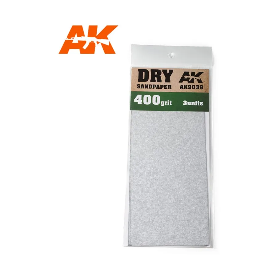 

Наждачная бумага зернистостью 400 (сухая), Supplies & Accessories (AK-Interactive)
