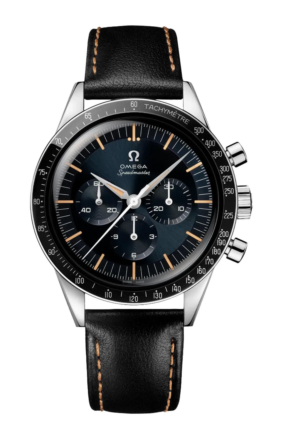 SPEEDMASTER ЮБИЛЕЙНАЯ СЕРИЯ 39,7 ММ, СТАЛЬ НА КОЖАНОМ РЕМЕШКЕ - 310.32.40.50.06.001 OMEGA, черный