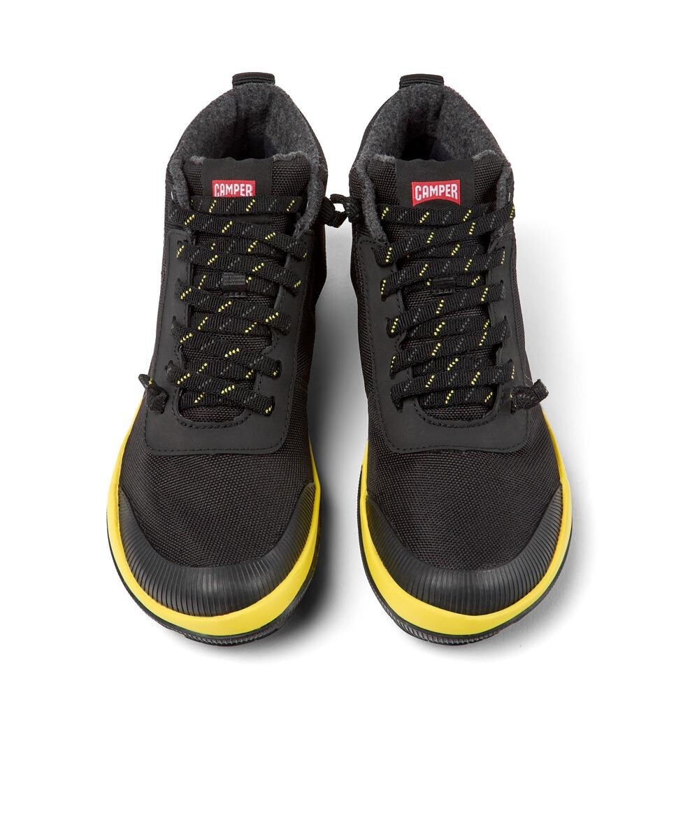 Женская спортивная обувь с технологией Gore-Tex с черными ботильонами Camper, черный — фото 3