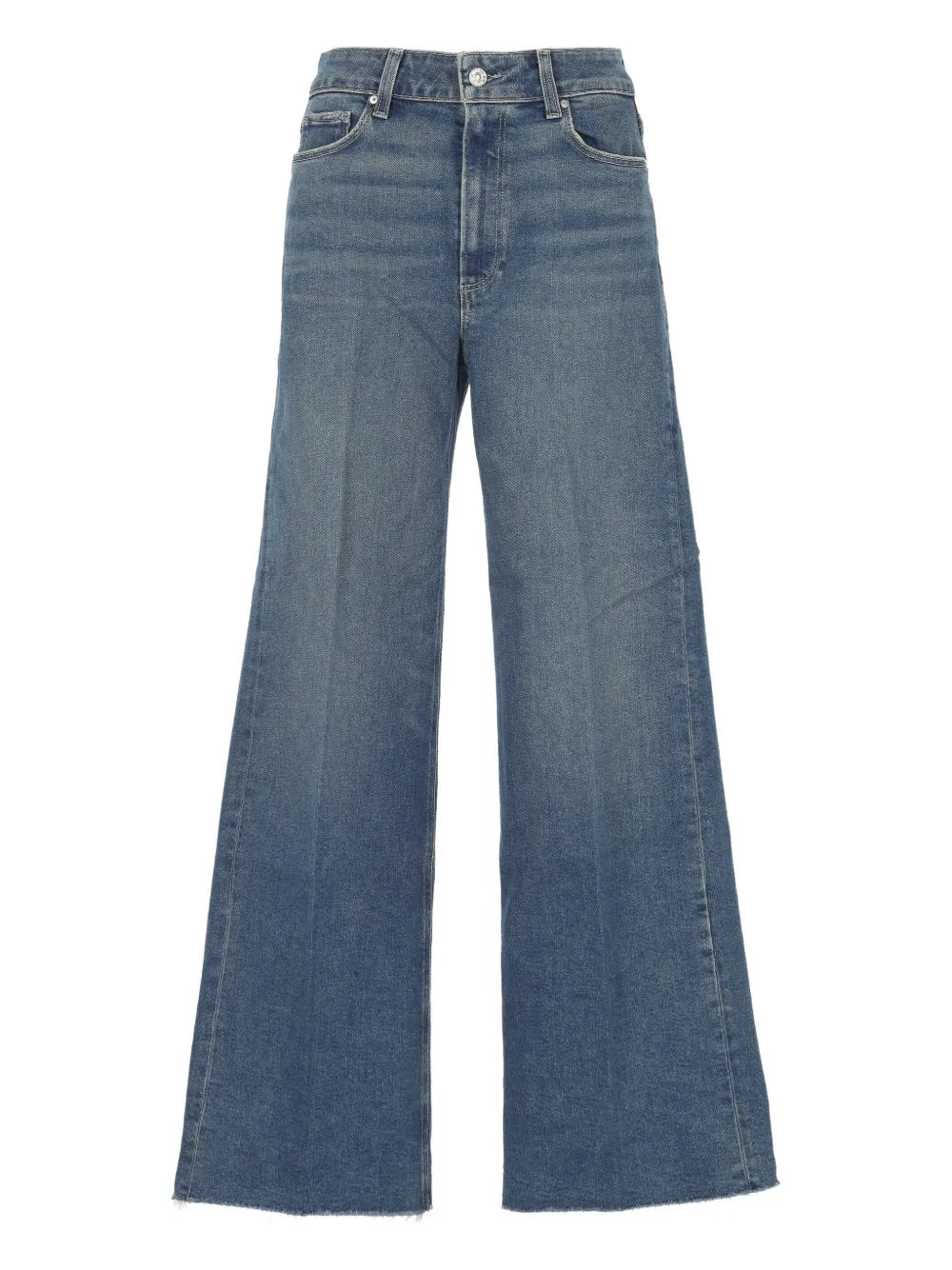 

Джинсы с необработанными краями Paige, синий