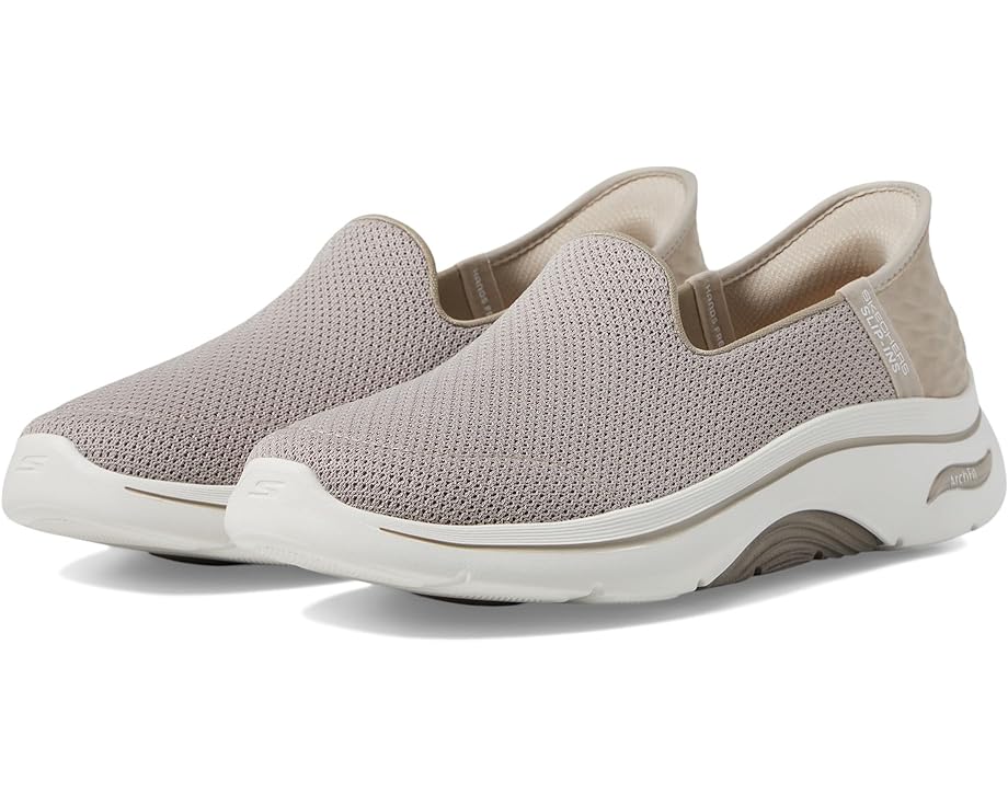 

Кроссовки SKECHERS Performance Go Walk Arch Fit 2.0 Delara Hands Free Slip-Ins, цвет Taupe