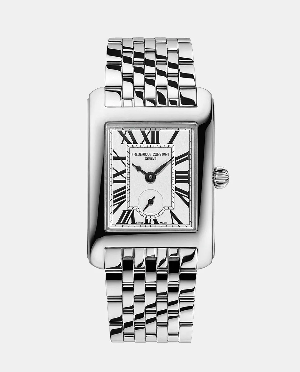 

Frederique Constant Classic FC-235S2C6B Серебряные стальные часы, серебряный