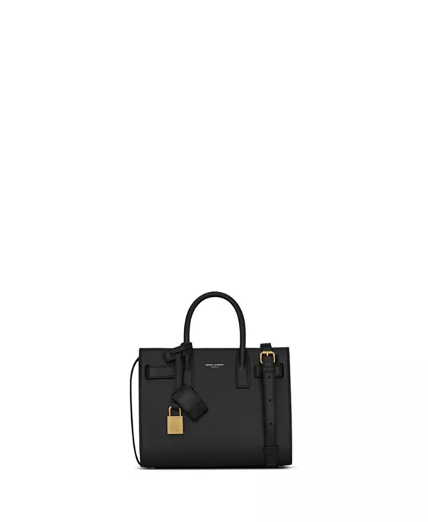 

Сумка Sac de jour нано с верхней ручкой Saint Laurent, черный
