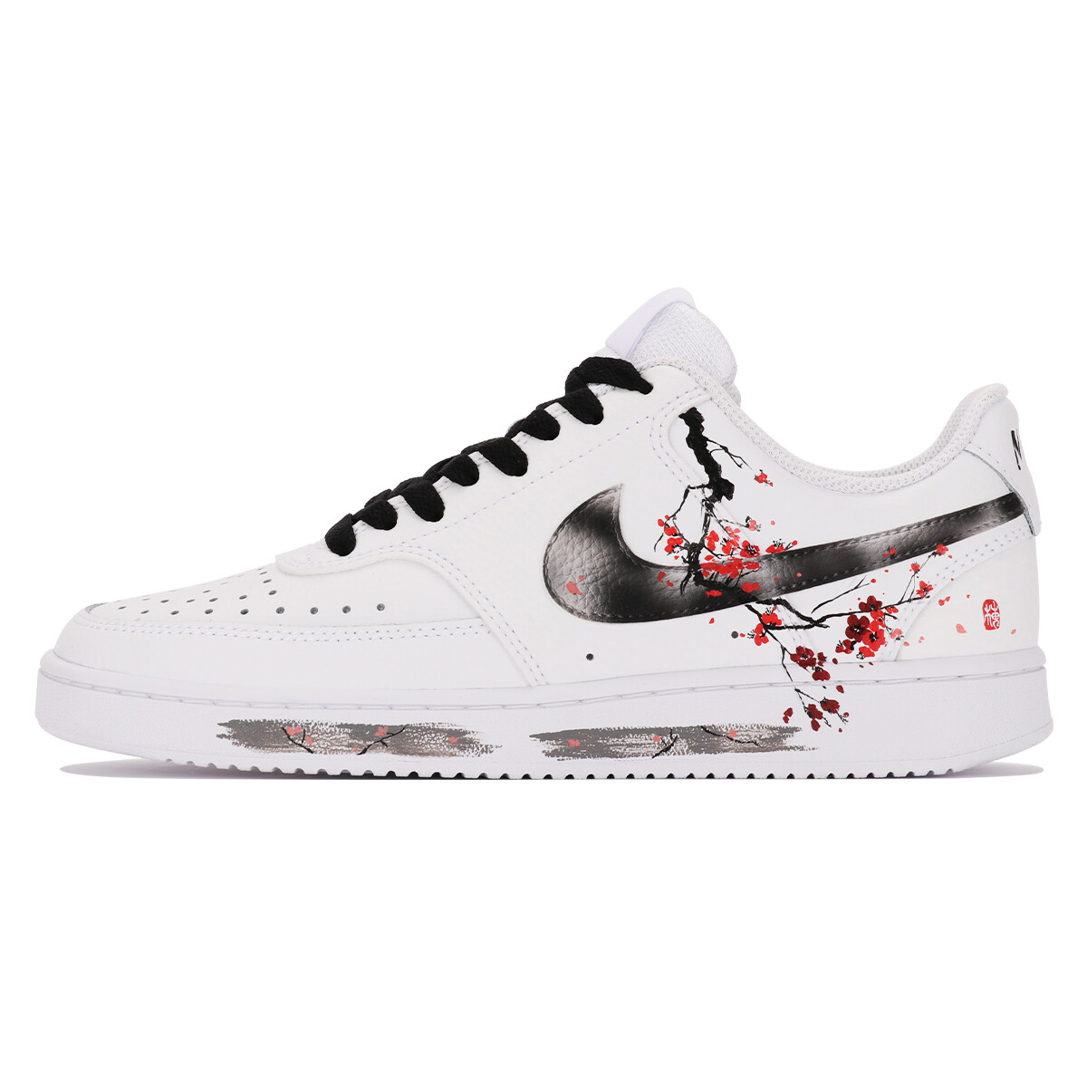 

Женские кроссовки для скейтбординга Nike Court Vision 1, White/Red