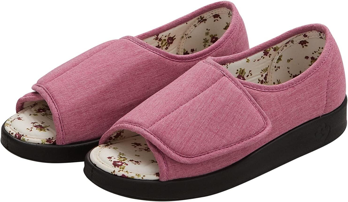 

Тапочки Silverts 15180 Extra Wide Adjustable Closure Open Toes for Indoor/Outdoor, цвет Misty Rose