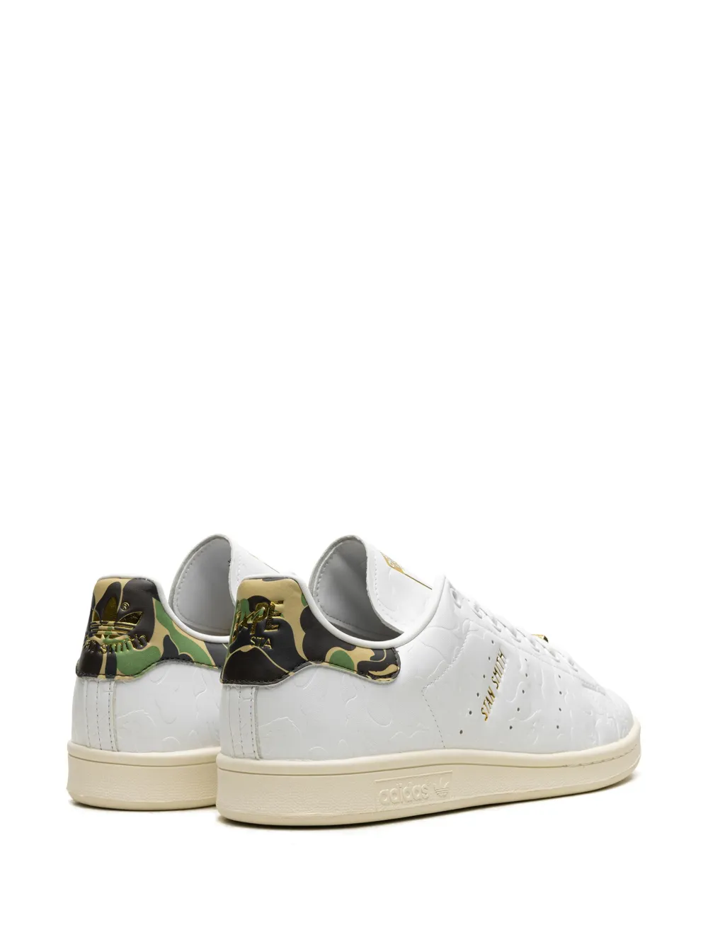 Кроссовки Stan Smith 30th Anniversary из коллаборации с BAPE adidas, белый — фото 3