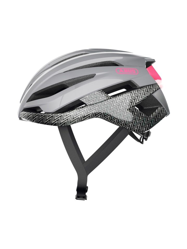 

ABUS Велосипедный шлем StormChaser серого цвета с зигзагообразным узором