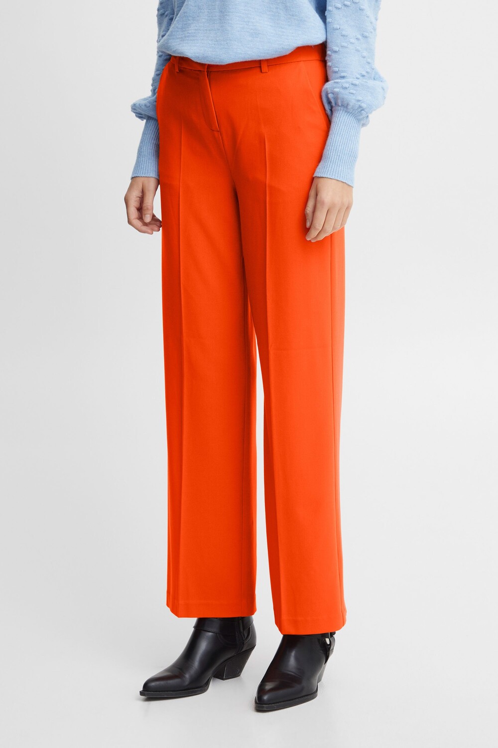 

Брюки b.young Bundfaltenhose BYDANTA WIDE LEG PANTS 2 20806640, оранжевый