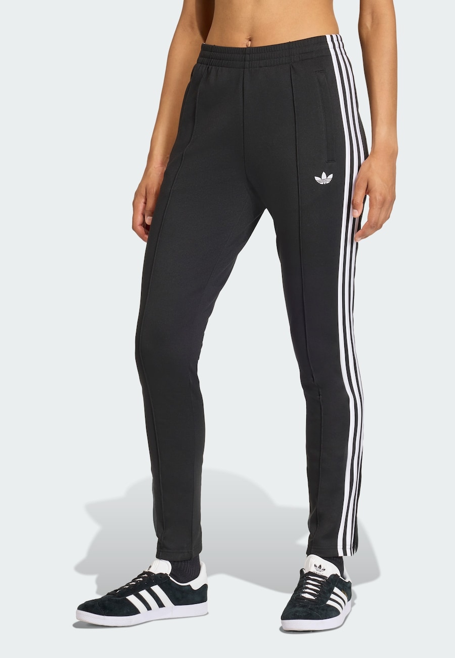 Узкие брюки ADIDAS ORIGINALS SST Classic, черный — фото 2