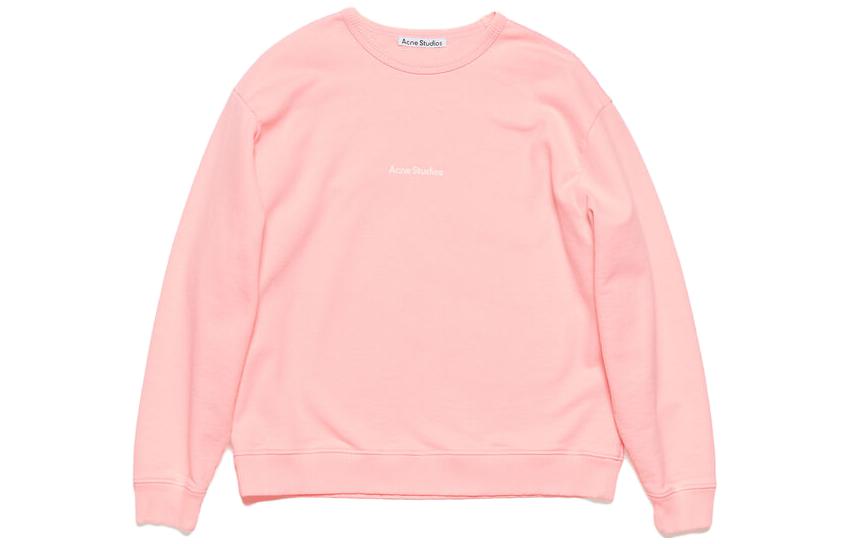 

Футболка с принтом логотипа Acne Studios, светло-розовый