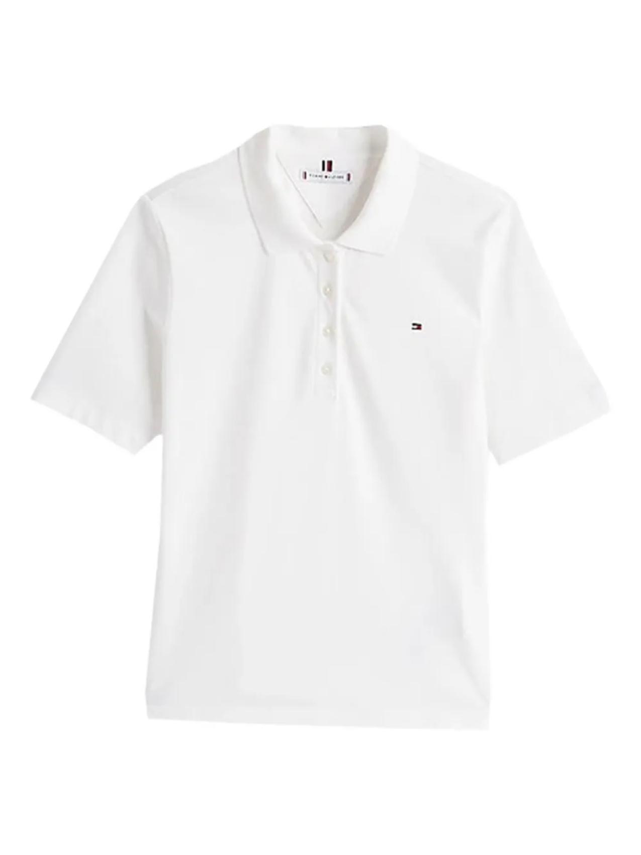 

Рубашка-поло Tommy Hilfiger logo polo top, белый