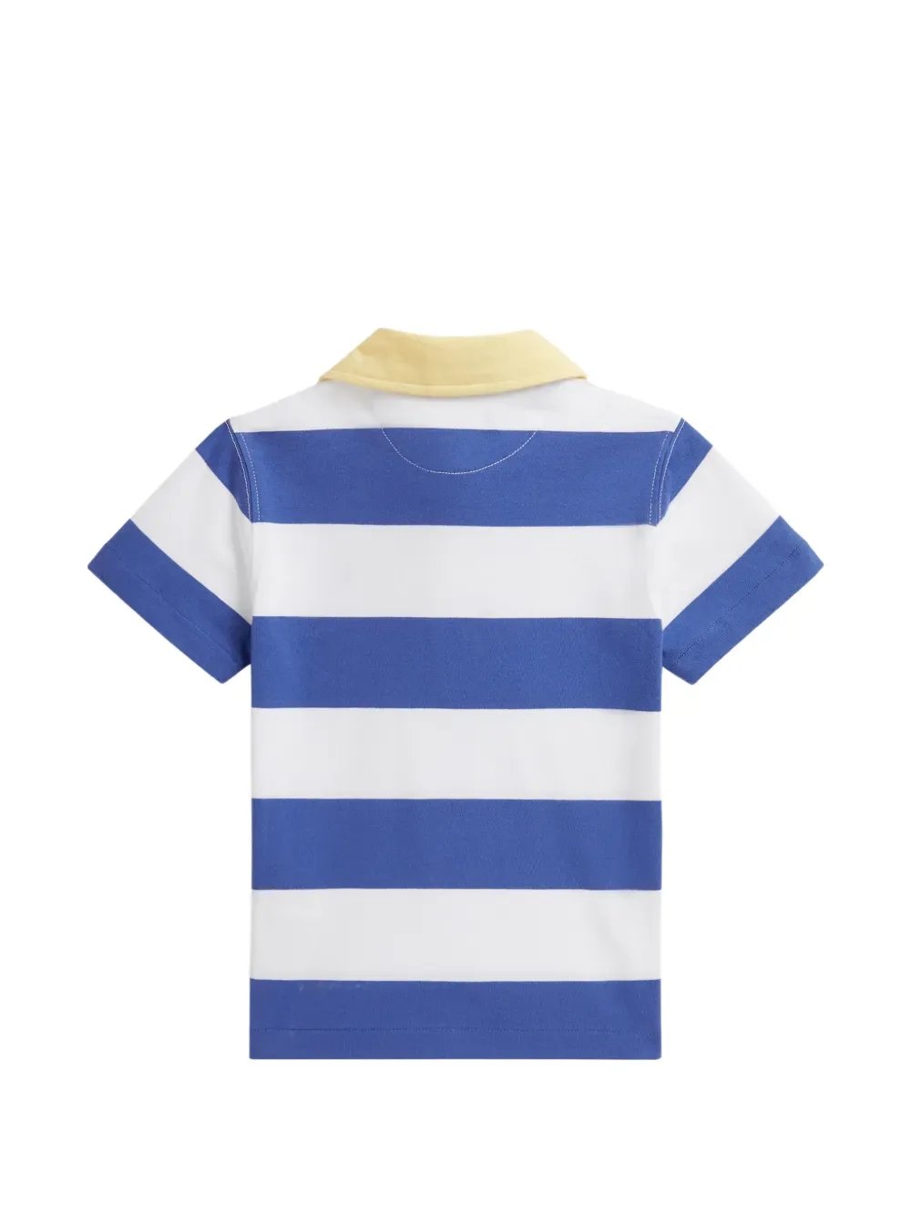 Рубашка поло в полоску POLO RALPH LAUREN KIDS, белый — фото 2