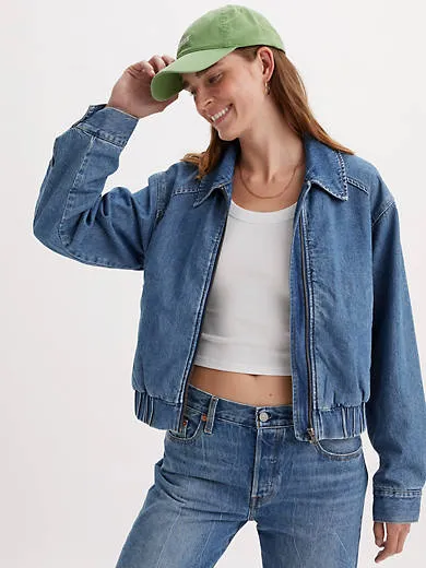 

Укороченная куртка Ингрид Levi's, цвет Cause And Effect - Medium Wash