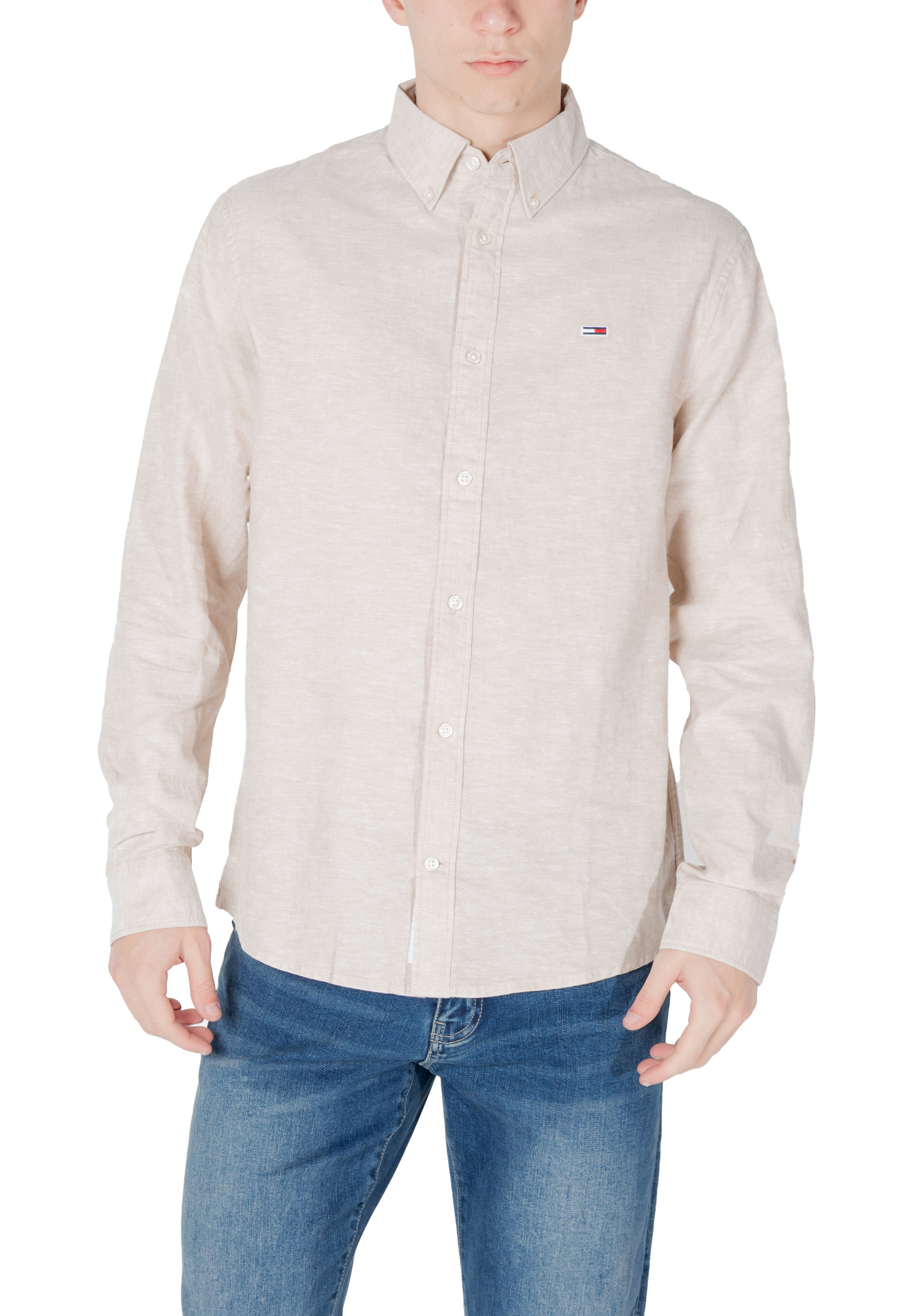 

Рубашки Tommy Jeans, бежевый