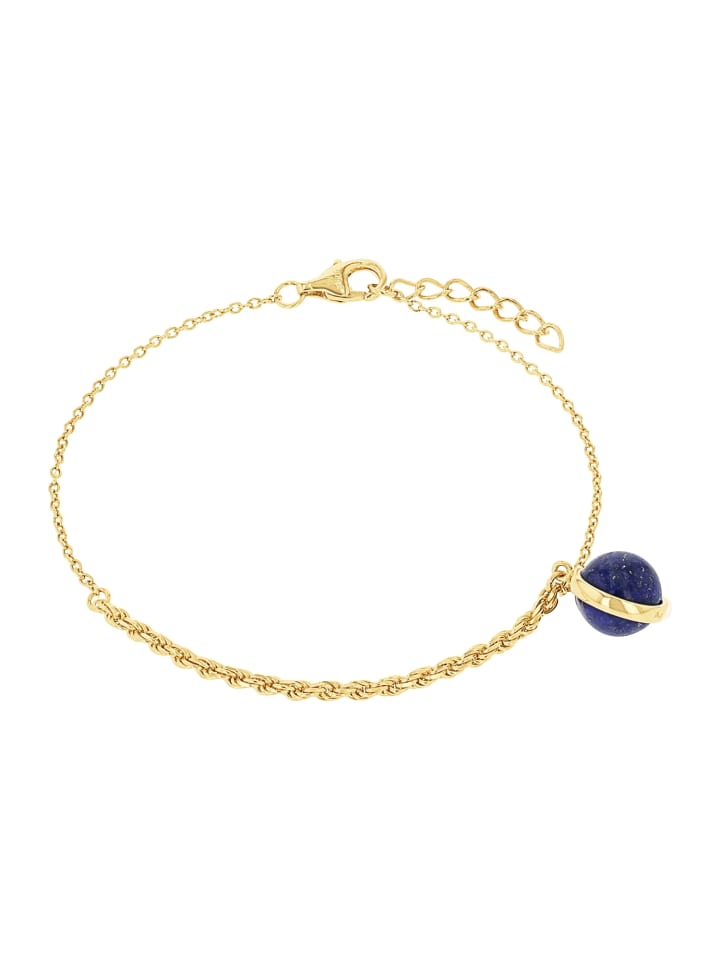 

Amor Браслет из серебра 925 пробы, покрытый желтым золотом синего цвета