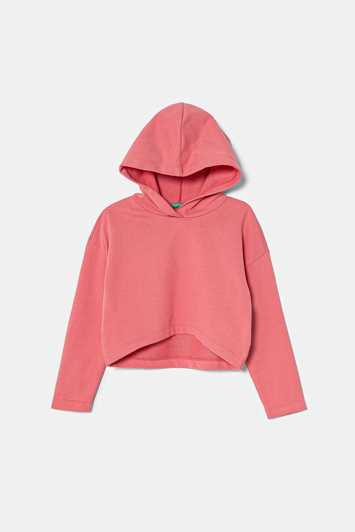 

Детская хлопковая толстовка United Colors Of Benetton, розовый
