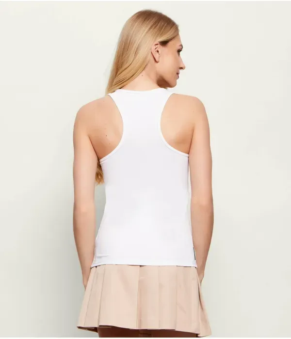 Топ Lacoste slim fit, белый — фото 3