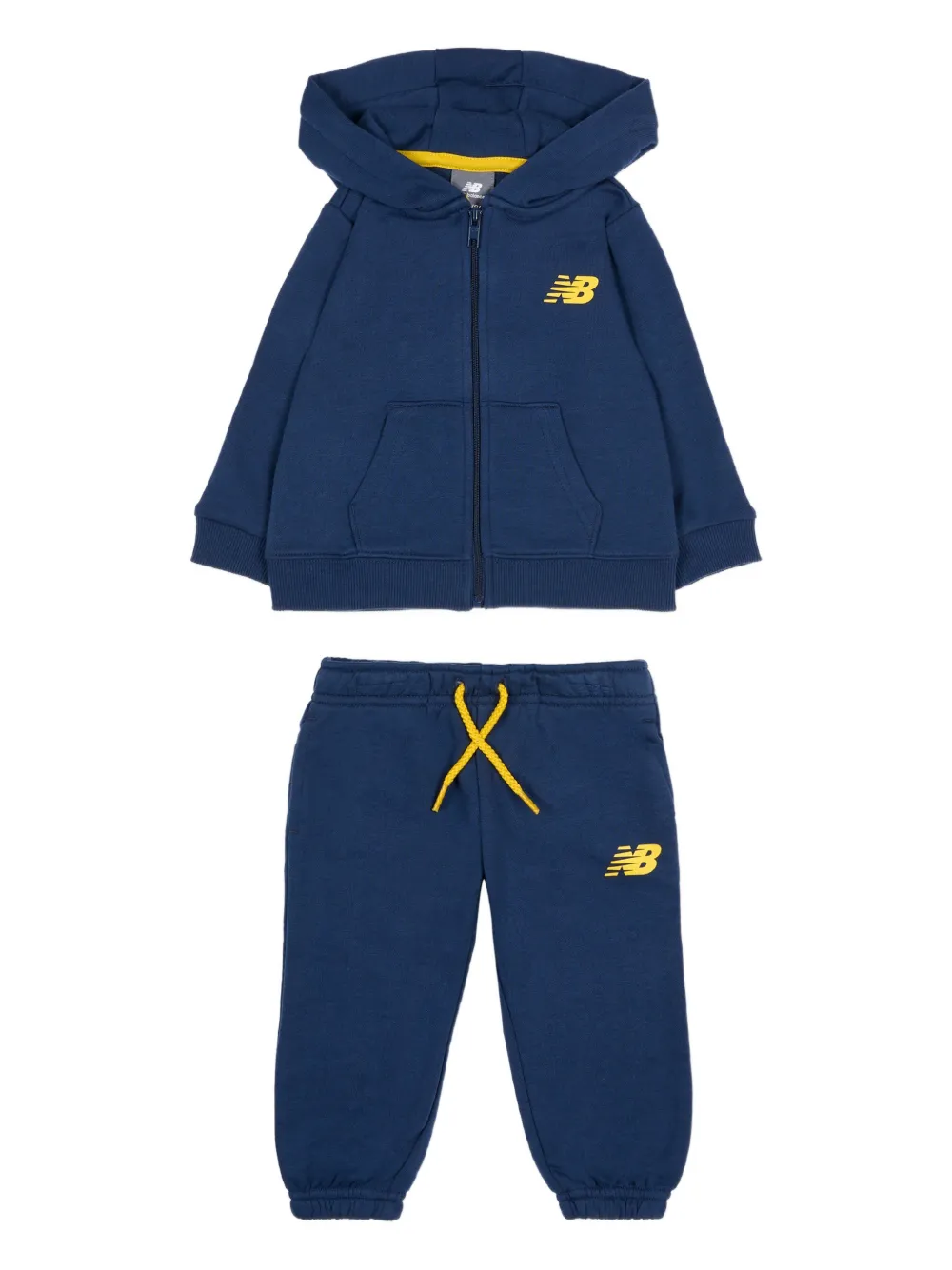 Спортивный костюм с принтом логотипа (набор из трёх предметов) New Balance Kids, синий — фото 2
