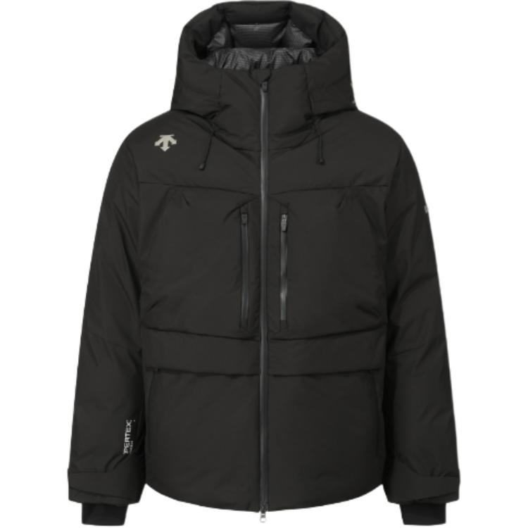 

Пуховая куртка унисекс с капюшоном, средней жесткости Descente, черный