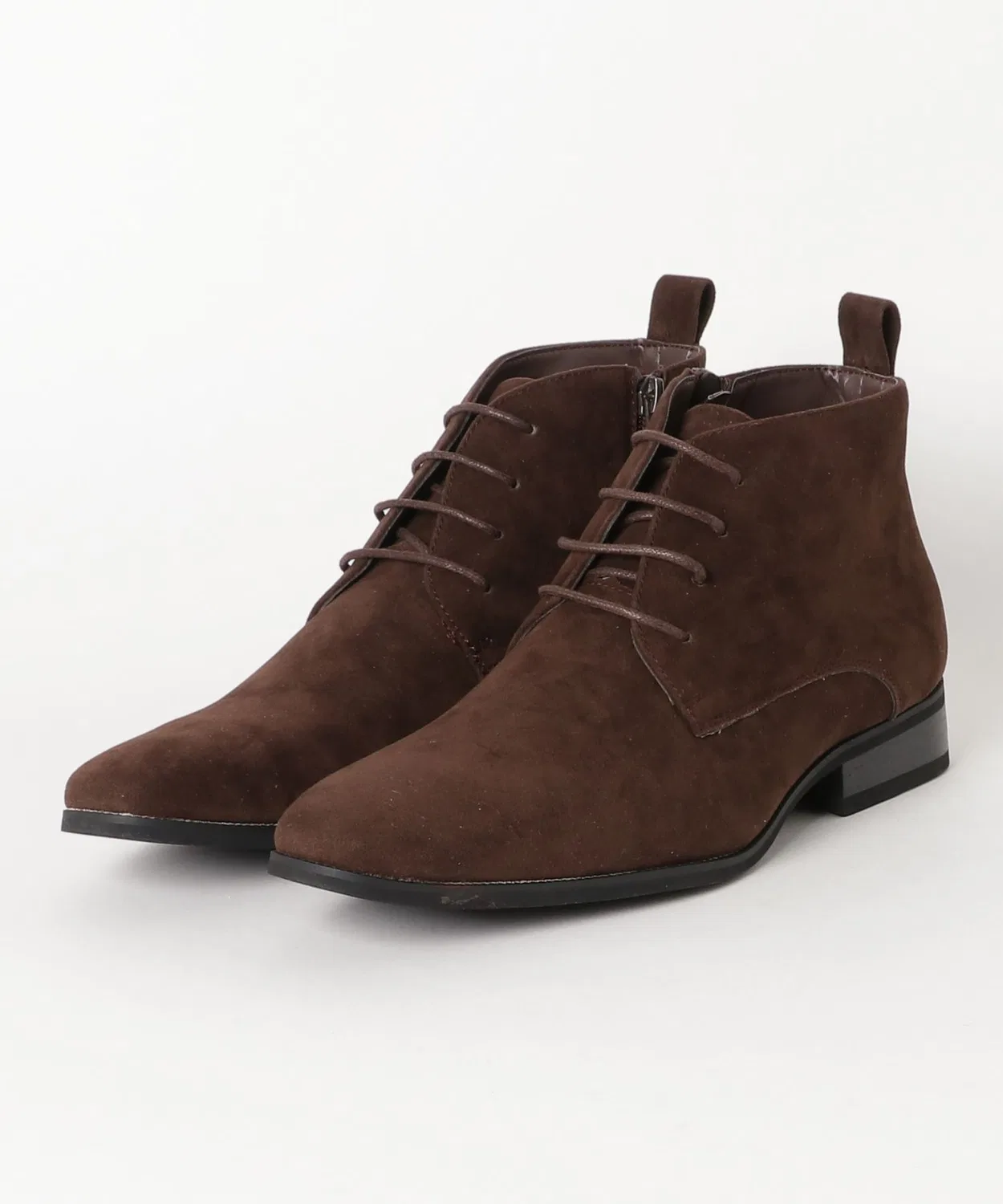 Ботинки чакка прелнт-нос шнуровка LASSU&FRISS короткие коричневые