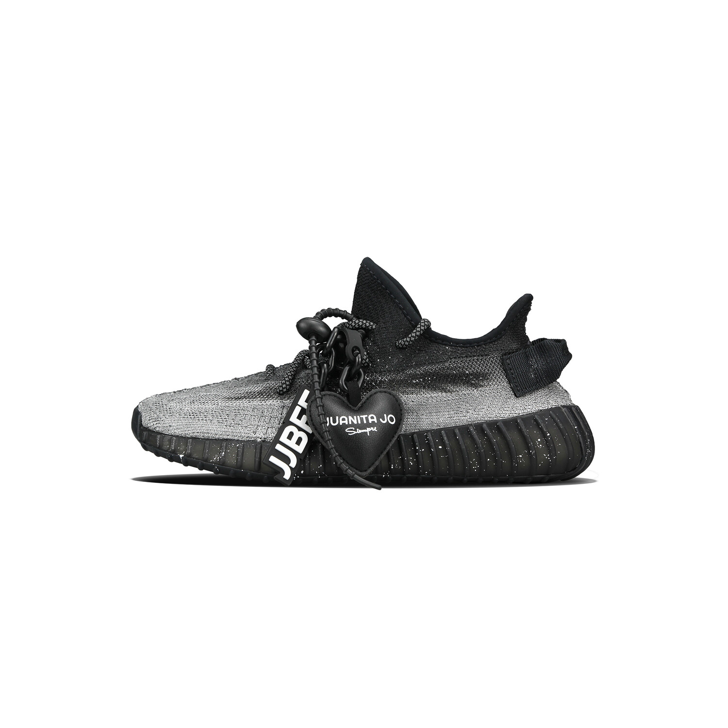 

Кроссовки adidas originals Yeezy Boost 350 V2 Lifestyle Shoes Unisex Low-top Black/silver, черный/серебряный