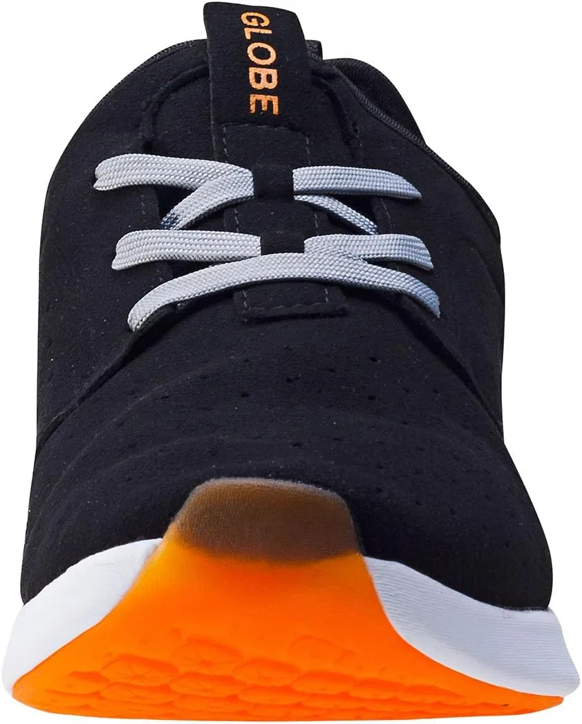 Мужские низкие кроссовки Globe Dart LYT, Black / Grey / Orange — фото 3