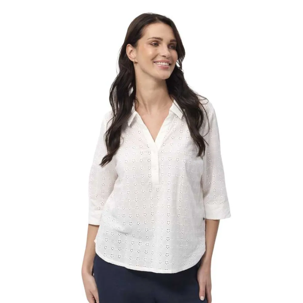 

Рубашка Redgreen Amia 3/4 sleeve, белый